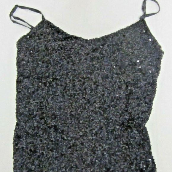 Size XS Black Sequins Tank - Picture 1 of 7